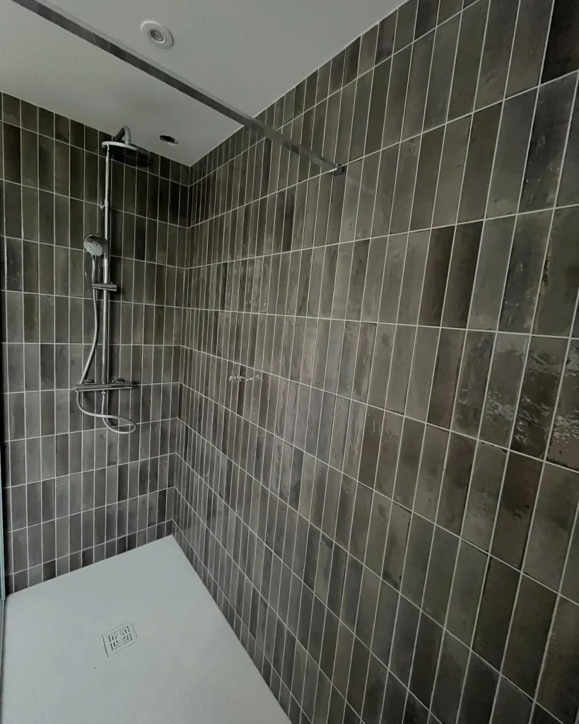 Douche anthracite zellige vue 1